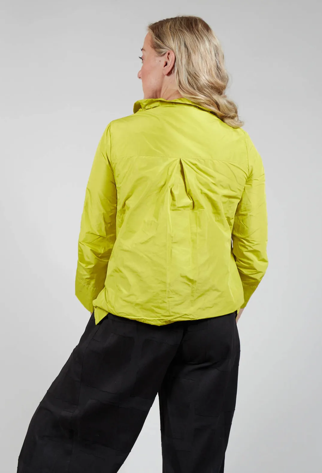 Elli Shirts & Blouses^Collared V Neck Top in Lemon