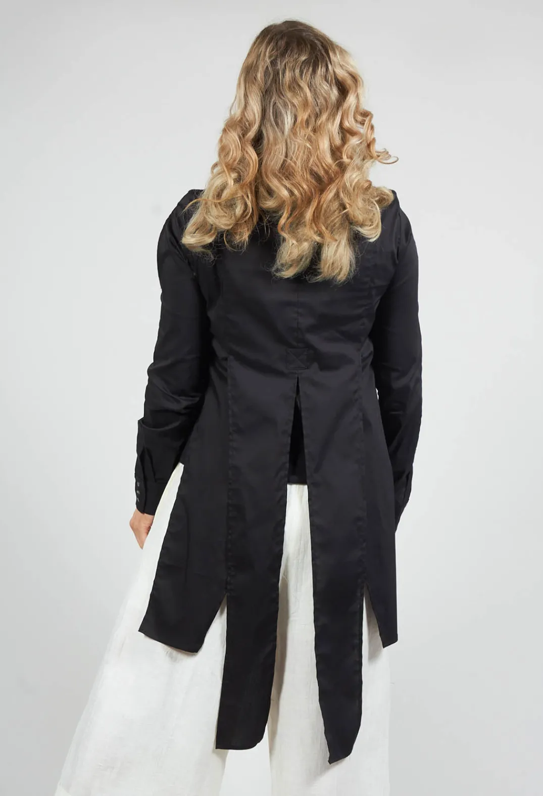 Malloni Shirts & Blouses^Collarless Shirt Chianti in Nero