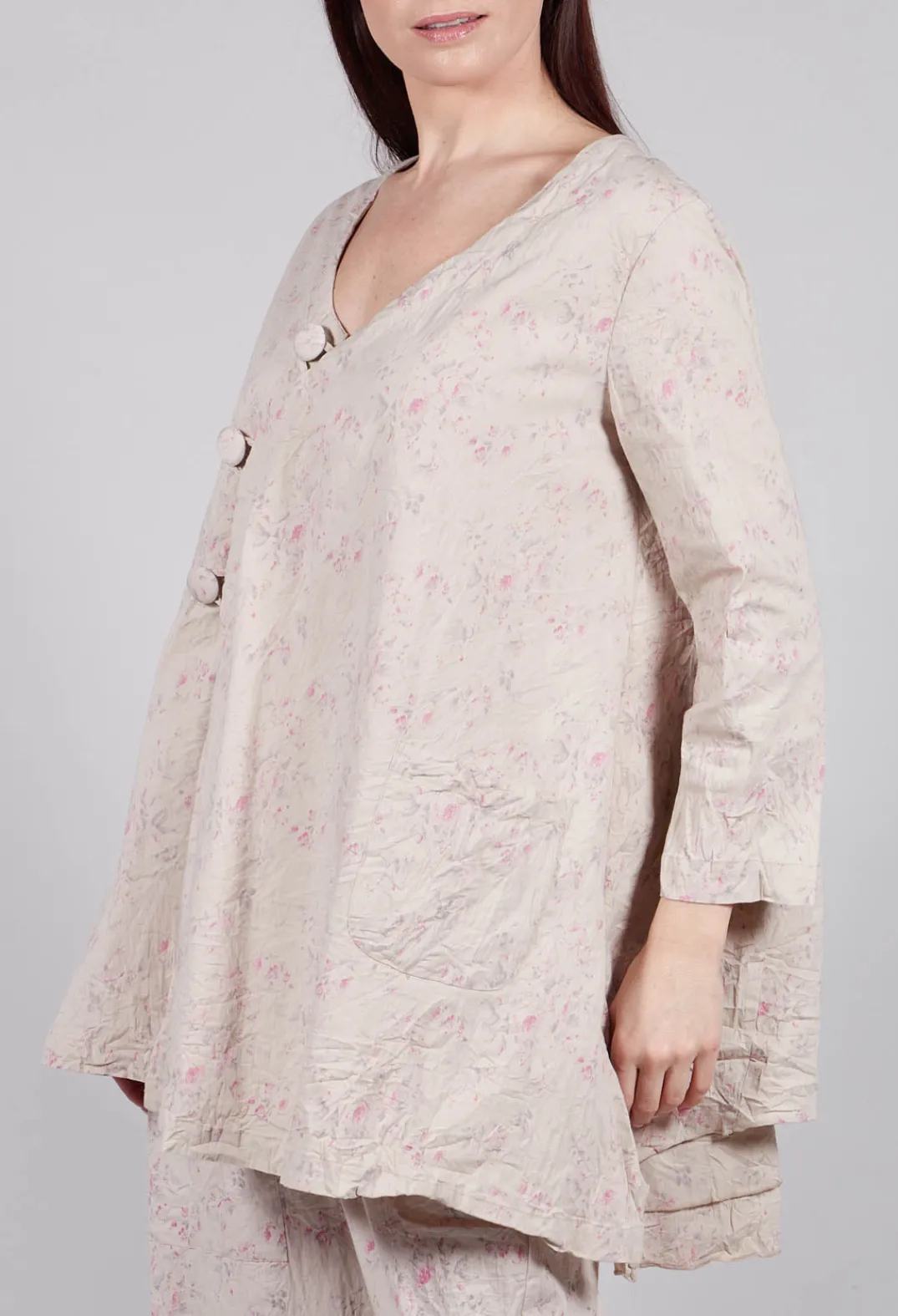 Les Ours Jackets^Combawa Jacket in Liberty Beige Print
