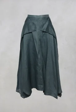 Jayko Skirts^Confiante Full Maxi Skirt in Ardoise