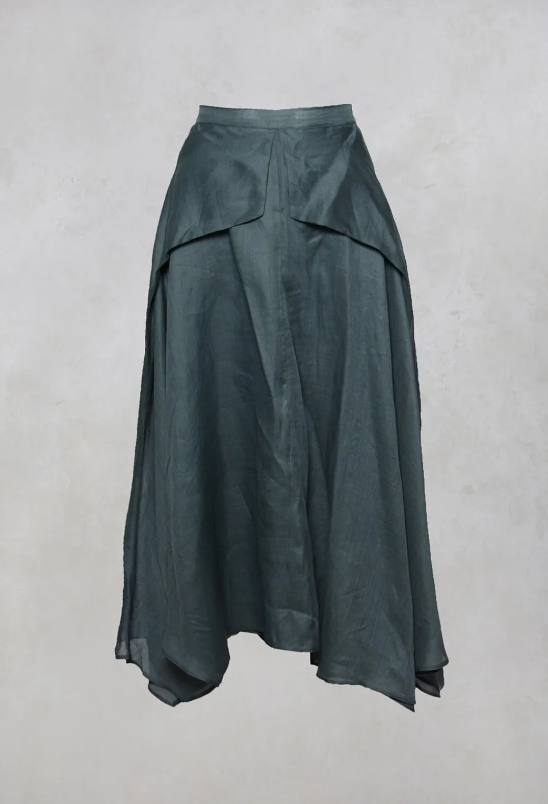Jayko Skirts^Confiante Full Maxi Skirt in Ardoise