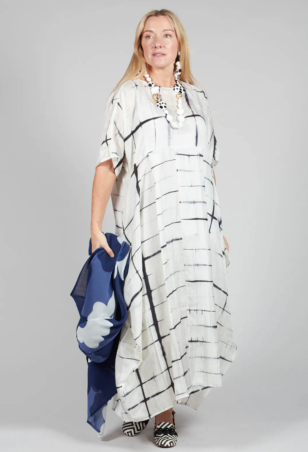 Bianco Levrin Dresses^Consuelo Dress in Black and White
