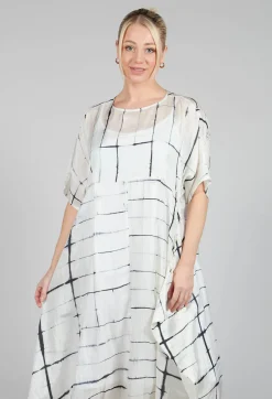 Bianco Levrin Dresses^Consuelo Dress in Black and White