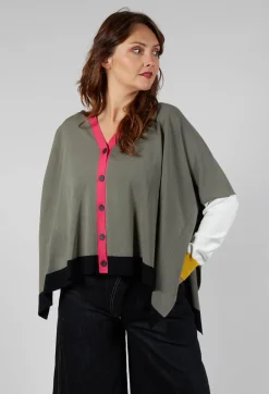 Sarah Pacini Cardigans^Contast Colour Cardigan in Mix 99