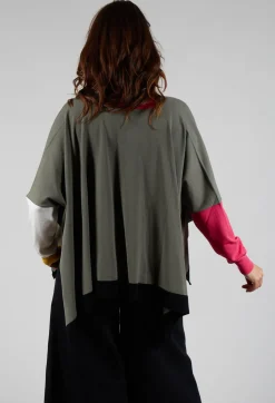 Sarah Pacini Cardigans^Contast Colour Cardigan in Mix 99