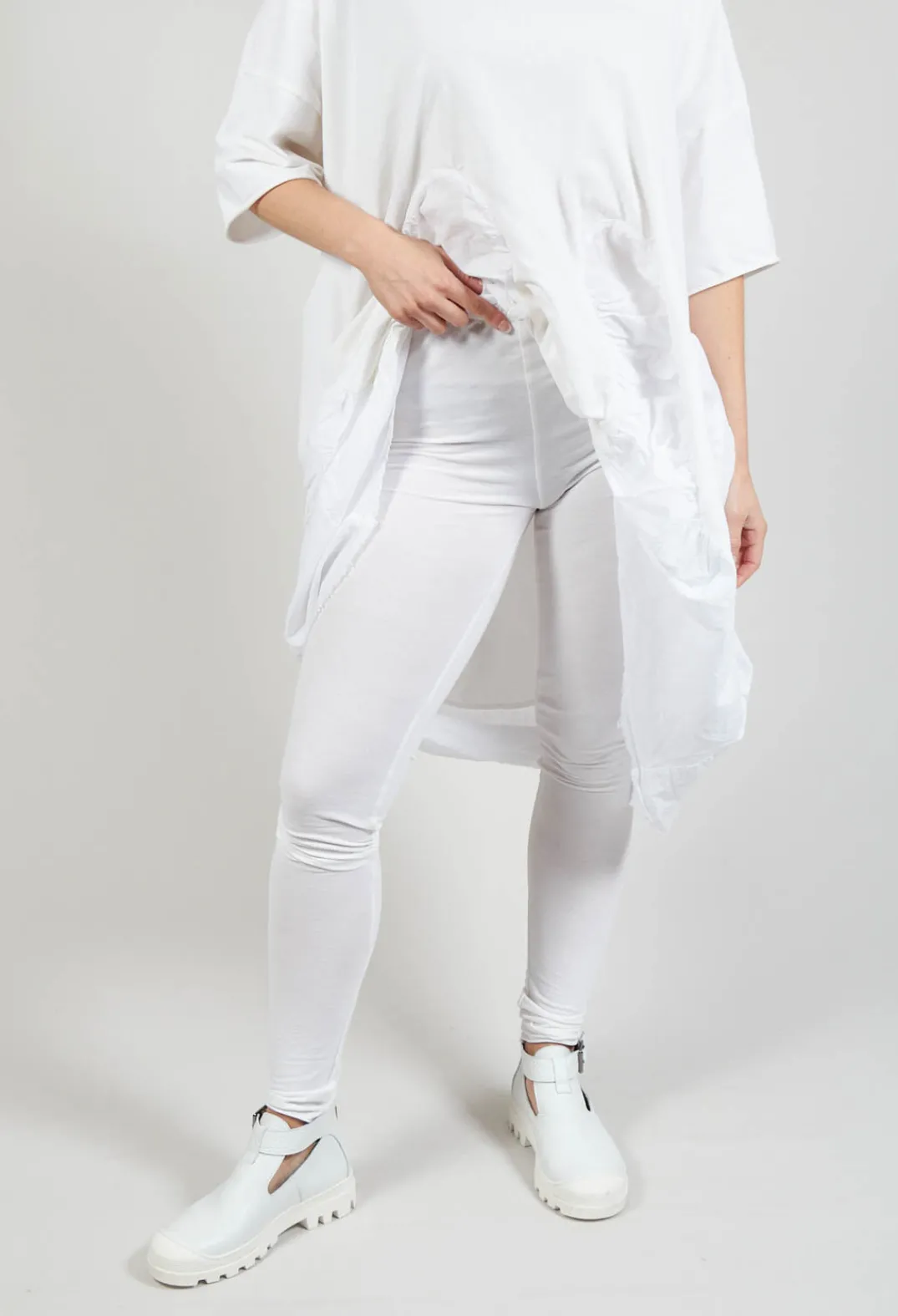 Rundholz Dip Leggings^Contrast Leggings in Starwhite