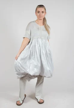 Rundholz Mainline Dresses^Contrast Skirt Dress in Moon Sparkle