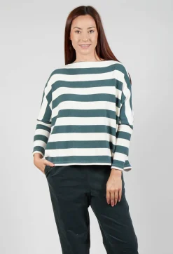 Operificio Neirami Jumpers^Contrast Stripe Jumper in Riga Agave