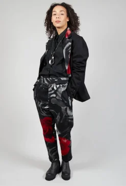 Marc Point Jackets^Contrasting Blazer in Rose Print
