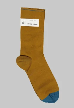 Bonne Maison Socks^Contrasting Toe Socks in Uni Absinthe