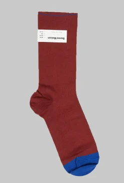 Bonne Maison Socks^Contrasting Toe Socks in Uni Porto