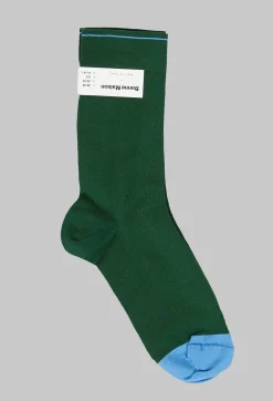 Bonne Maison Socks^Contrasting Toe Socks in Uni Foret