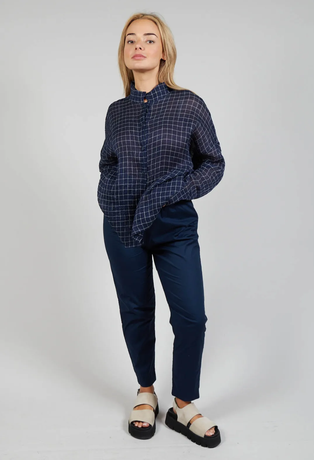 Mama B Trousers^Cook Trousers In Blu