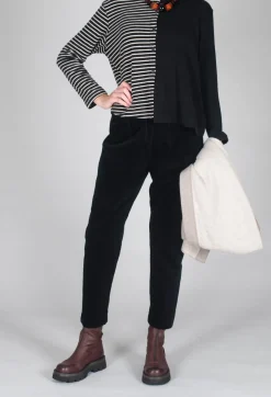 Mama B Trousers^Cook V Trousers in Nero