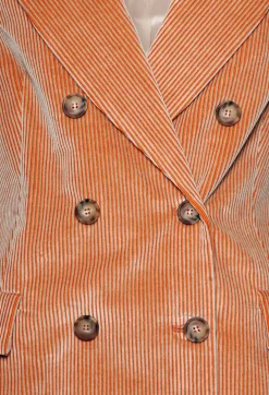 Beatrice B Jackets^Corduroy Jacket in Peach