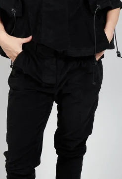 Rundholz Dip Trousers^Corduroy Skinny Trousers in Black