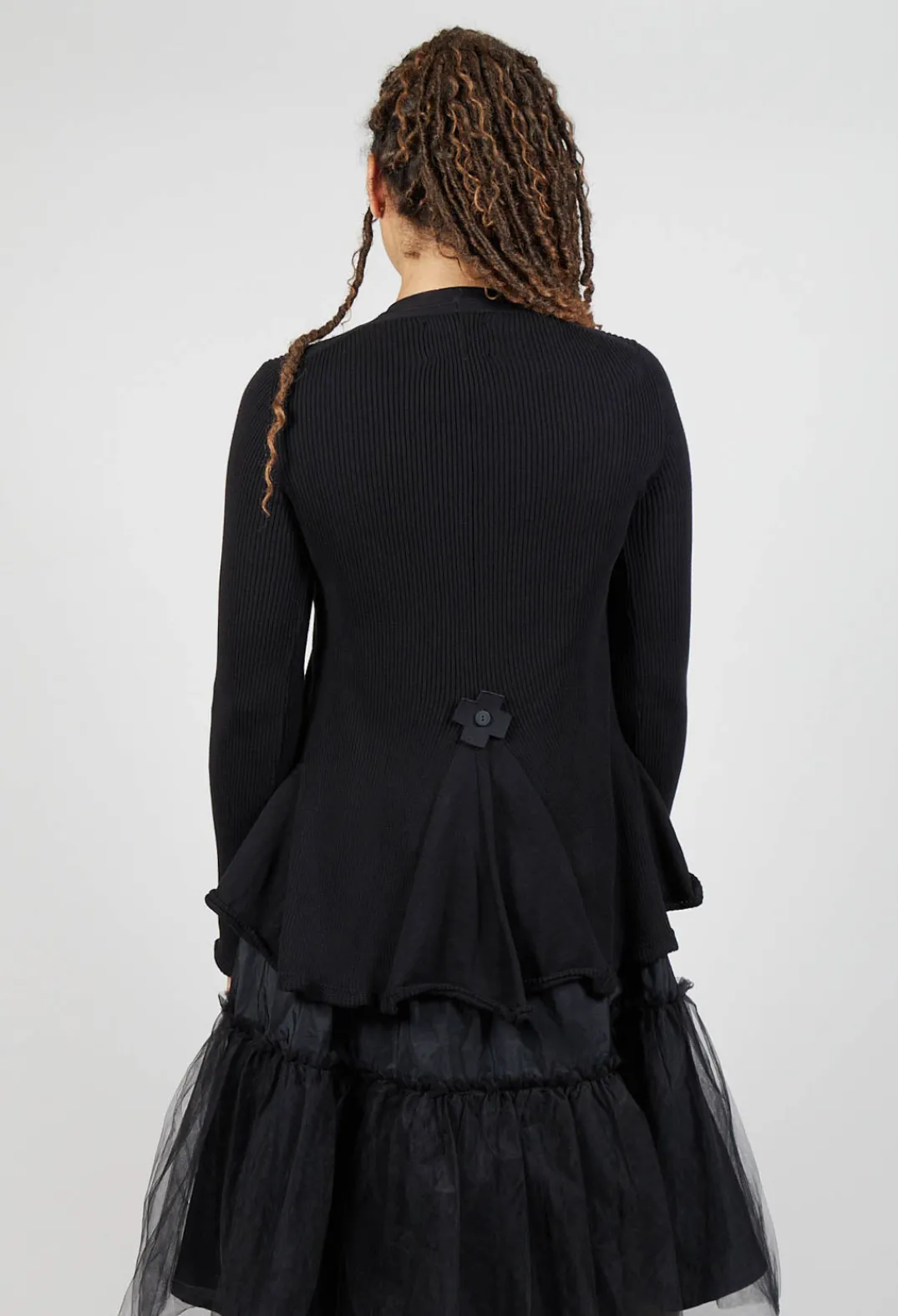 Pluslavie Cardigans^Cotton Cardigan in Black