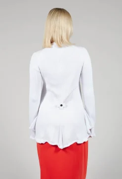 Pluslavie Cardigans^Cotton Cardigan in White