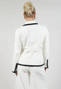 Stefano Mortari Jackets^Cotton Jacket in Cream