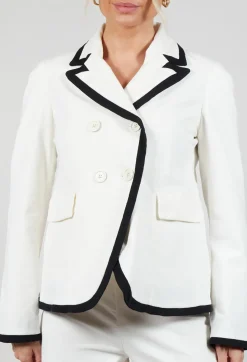 Stefano Mortari Jackets^Cotton Jacket in Cream