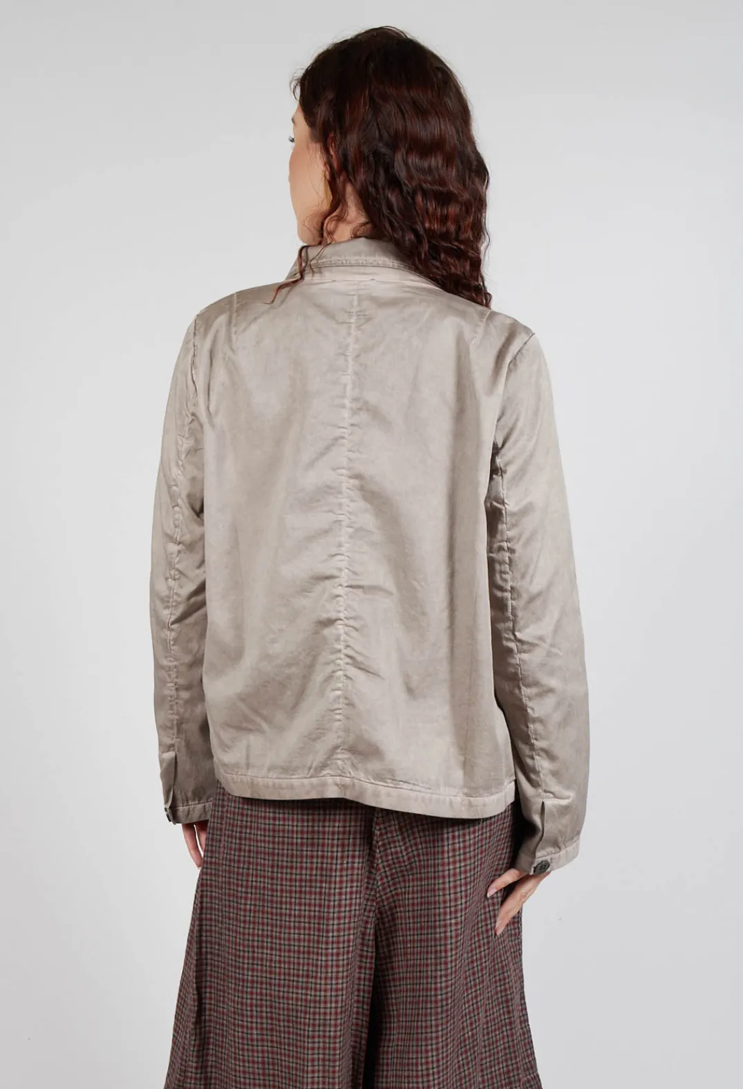 Umit Unal Jackets^Cotton Jacket in Original Brown