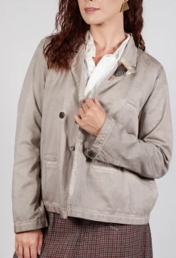 Umit Unal Jackets^Cotton Jacket in Original Brown