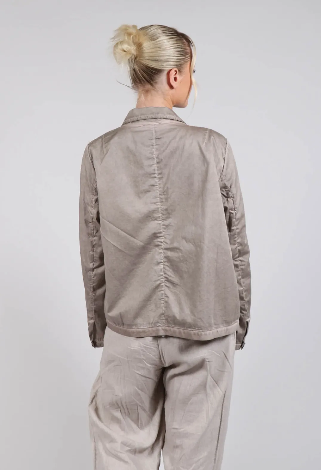 Umit Unal Jackets^Cotton Jacket in Original Brown