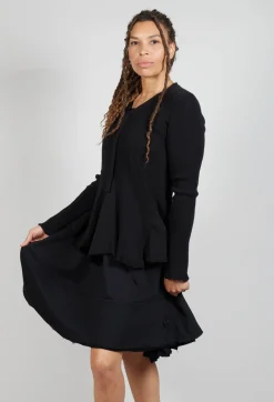 Pluslavie Knitwear^Cotton Knit in Black