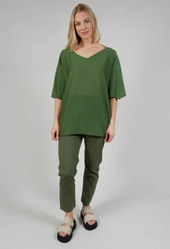 Album Di Famiglia Jumpers^Cotton Maxi Jumper in Green