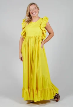 Beatrice B Dresses^Cotton Muslin Dress in Sunflower