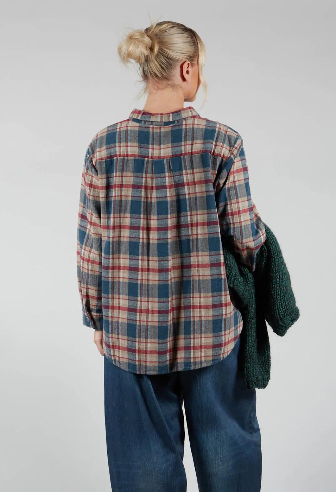 Amici Shirts & Blouses^Cotton Plaid Button Up Shirt in Sand