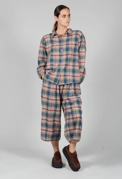 Amici Shirts & Blouses^Cotton Plaid Button Up Shirt in Sand