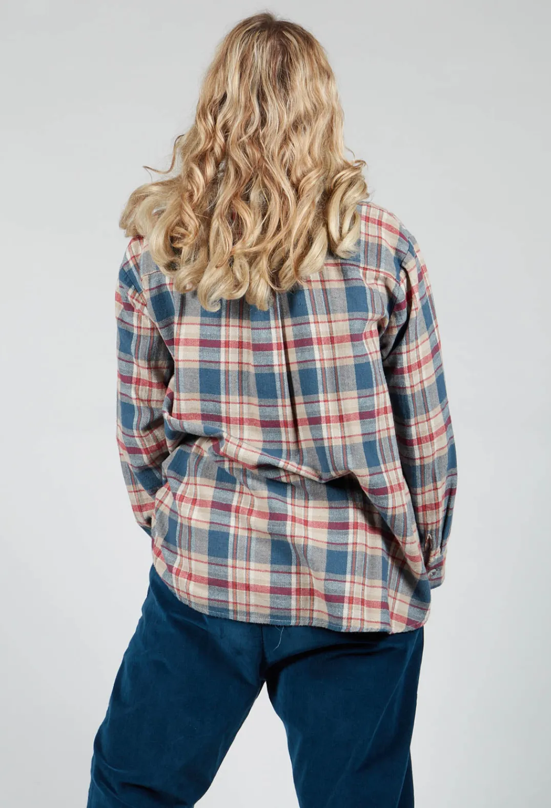 Amici Shirts & Blouses^Cotton Plaid Button Up Shirt in Sand