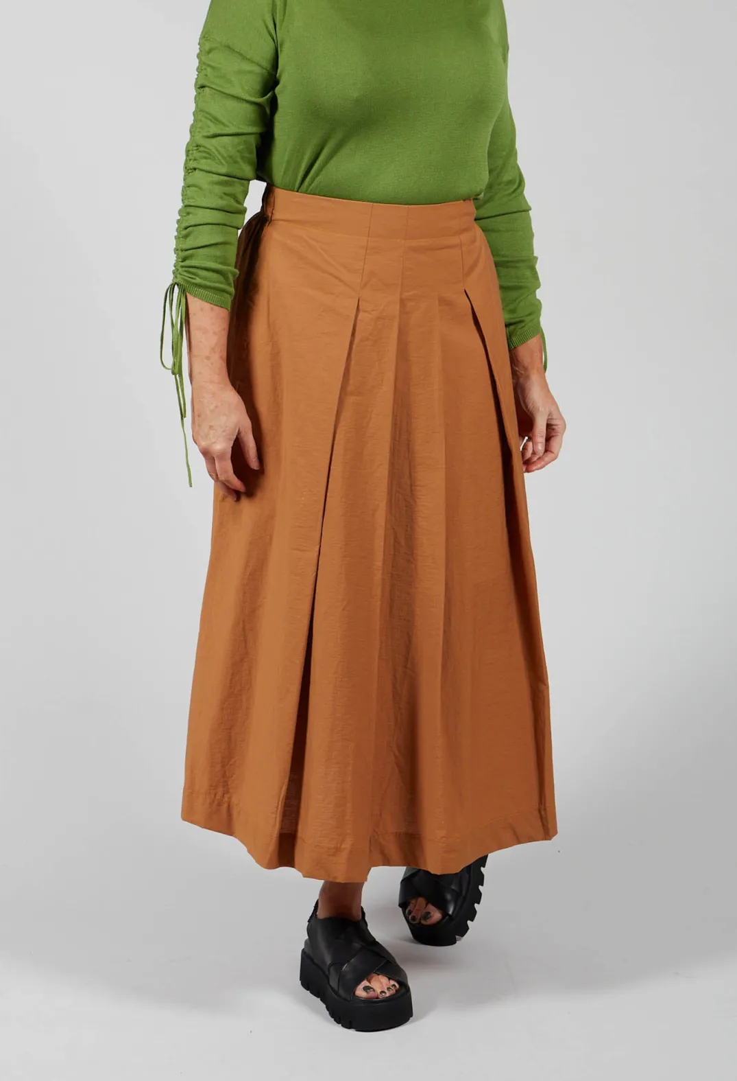 Maliparmi Skirts^Cotton Shan Skirt in Biscotto