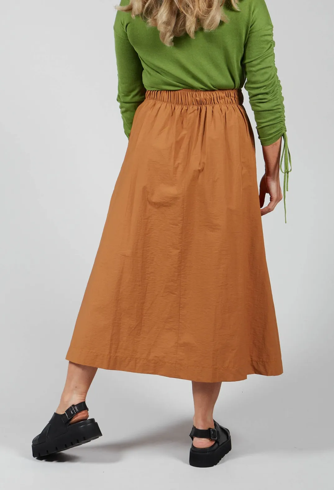 Maliparmi Skirts^Cotton Shan Skirt in Biscotto