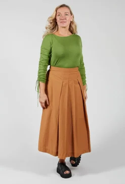 Maliparmi Skirts^Cotton Shan Skirt in Biscotto