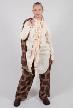 Aleksandr Manamis Dresses^Cotton Shirt Dress in Powder