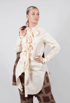 Aleksandr Manamis Dresses^Cotton Shirt Dress in Powder