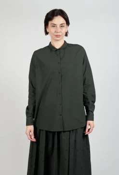 Apuntob Shirts & Blouses^Cotton Shirt in Forest