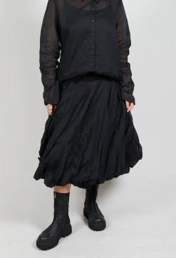 Rundholz Dip Skirts^Cotton Tutu Skirt in Black Stiff