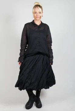 Rundholz Dip Skirts^Cotton Tutu Skirt in Black Stiff