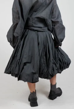 Rundholz Dip Skirts^Cotton Tutu Skirt in Coal Cloud Stiff