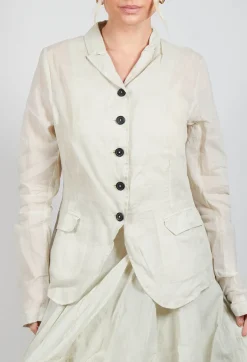 Rundholz Dip Jackets^Creased Effect Jacket in Eraser Stiff