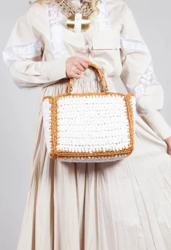 Beatrice B Skirts^Creased Poplin Skirt in Dune