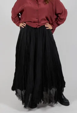 Amici Skirts^Crinkle Skirt in Black