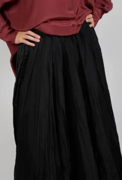 Amici Skirts^Crinkle Skirt in Black
