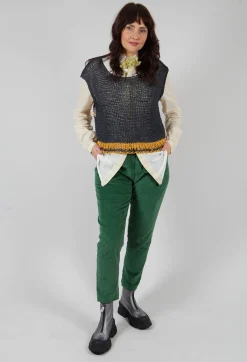 Umit Unal Jumpers^Crocheted Vest in Original Black