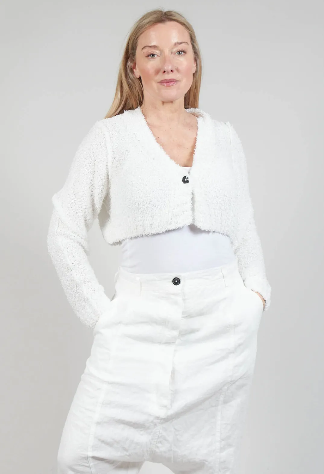 Rundholz Mainline Cardigans^Cropped Cardigan in Callas