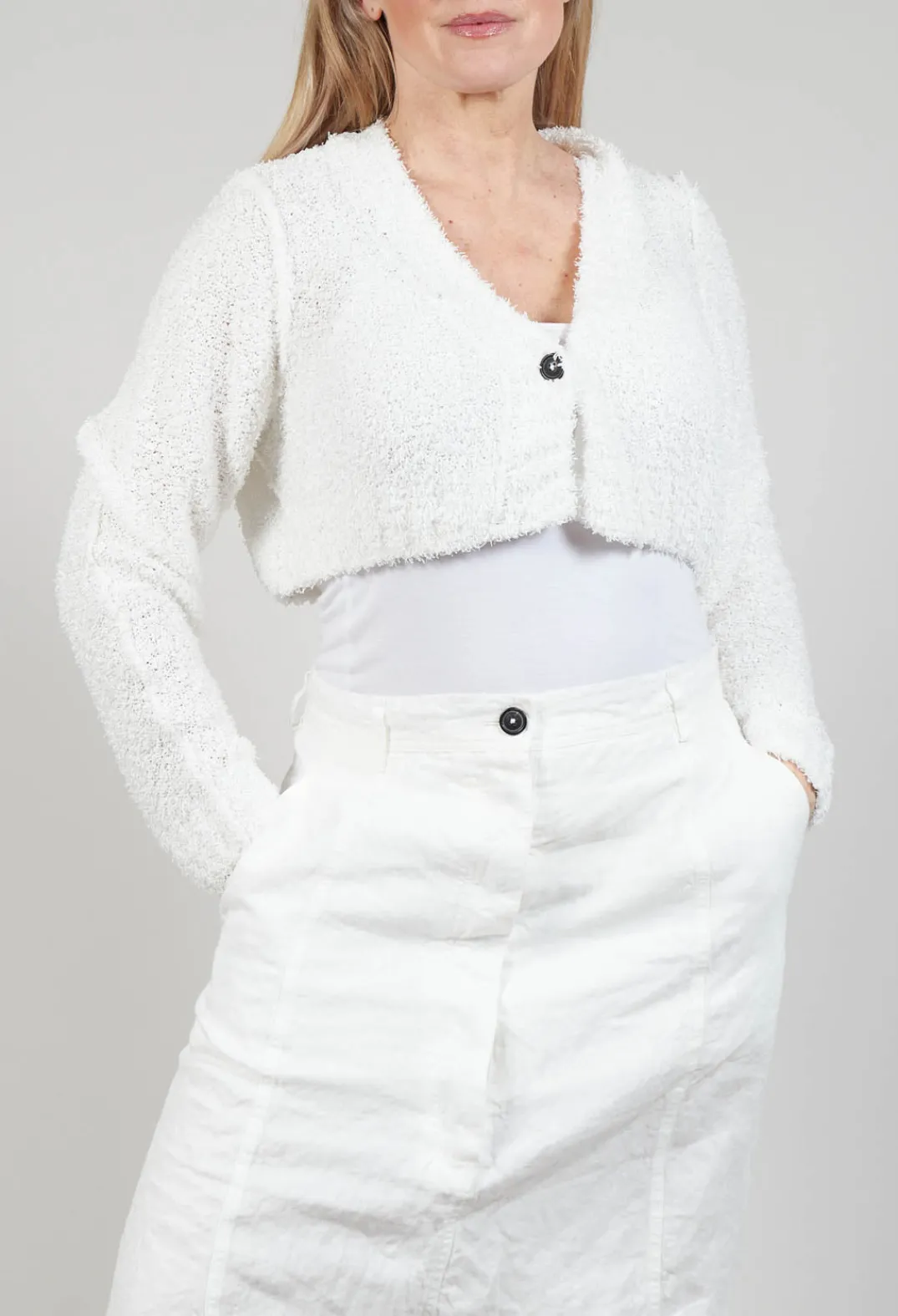 Rundholz Mainline Cardigans^Cropped Cardigan in Callas