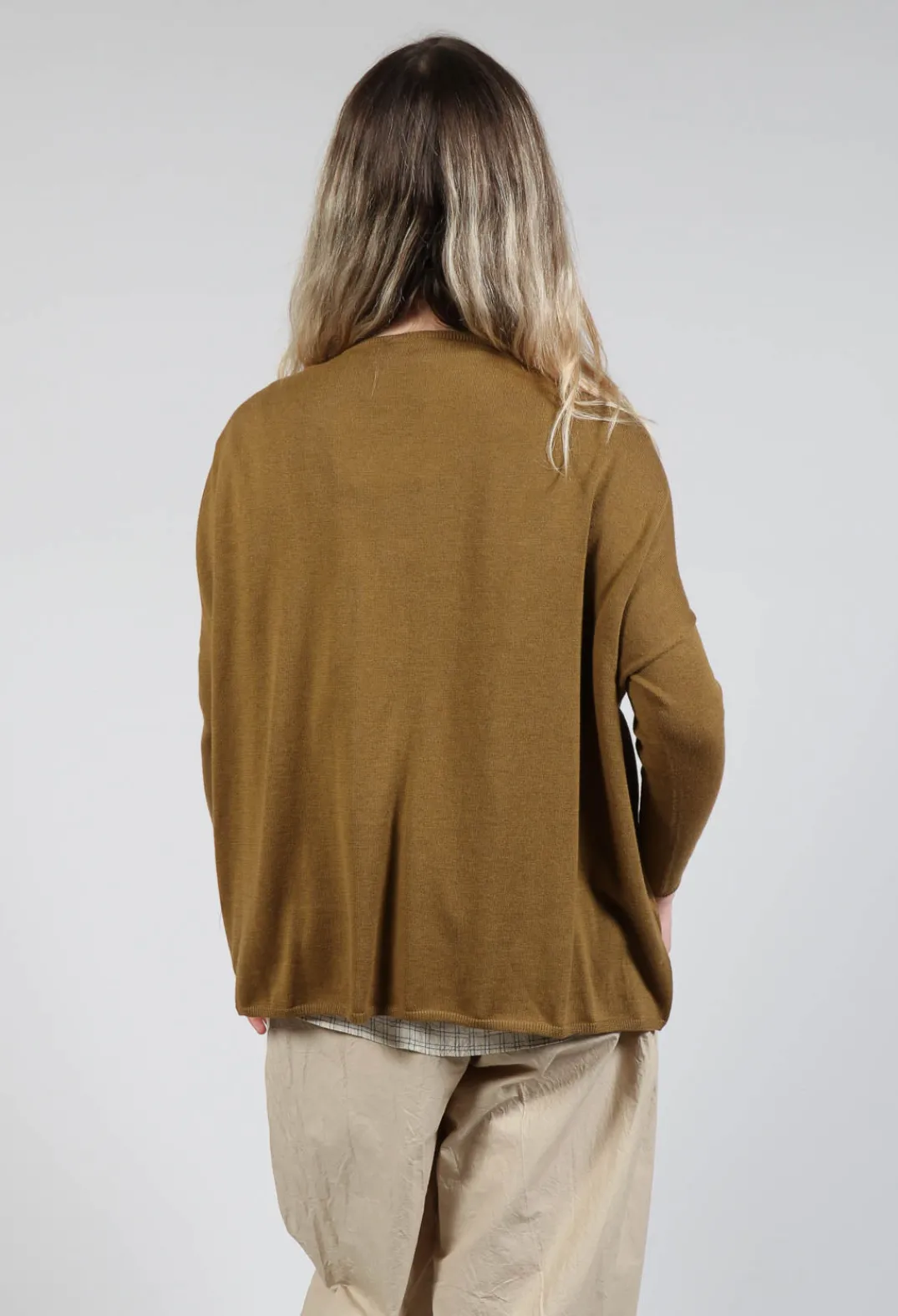 Apuntob Cardigans^Cropped Cardigan in Tobacco